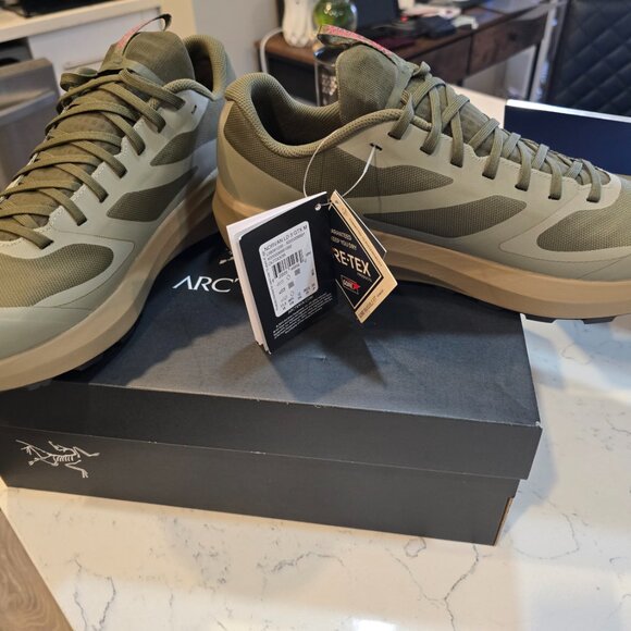 Arc'teryx Norvan LD 3 GTX Trail Running Shoes Tatsu / Forage Mens Size US 12 NEW - Picture 3 of 10